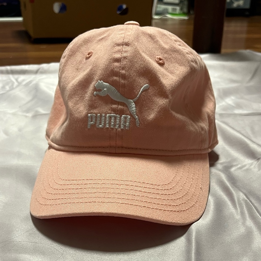 Pink Adjustable Puma Cap